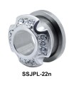 Multiple Rhinestone Plugs and Tunnels JPL-22n